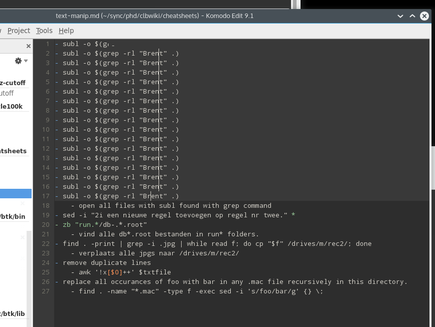 Komodo Edit corruption